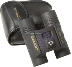 Simmons 8x21 Cmpt Bk Rub Bino W/compas