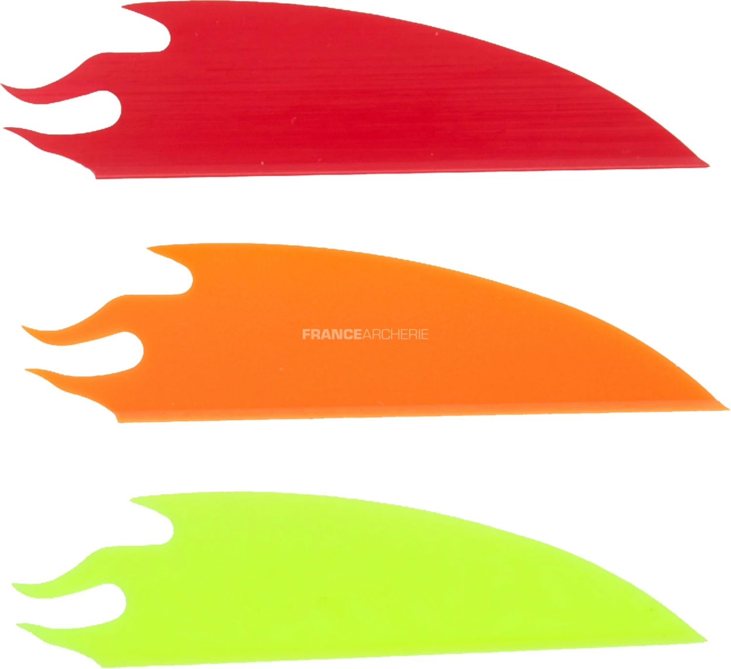 Flex Fletch Plastic Vanes "the Flame" (par 50) 1 Flex Fletch Plastic Vanes "the Flame" (par 50)