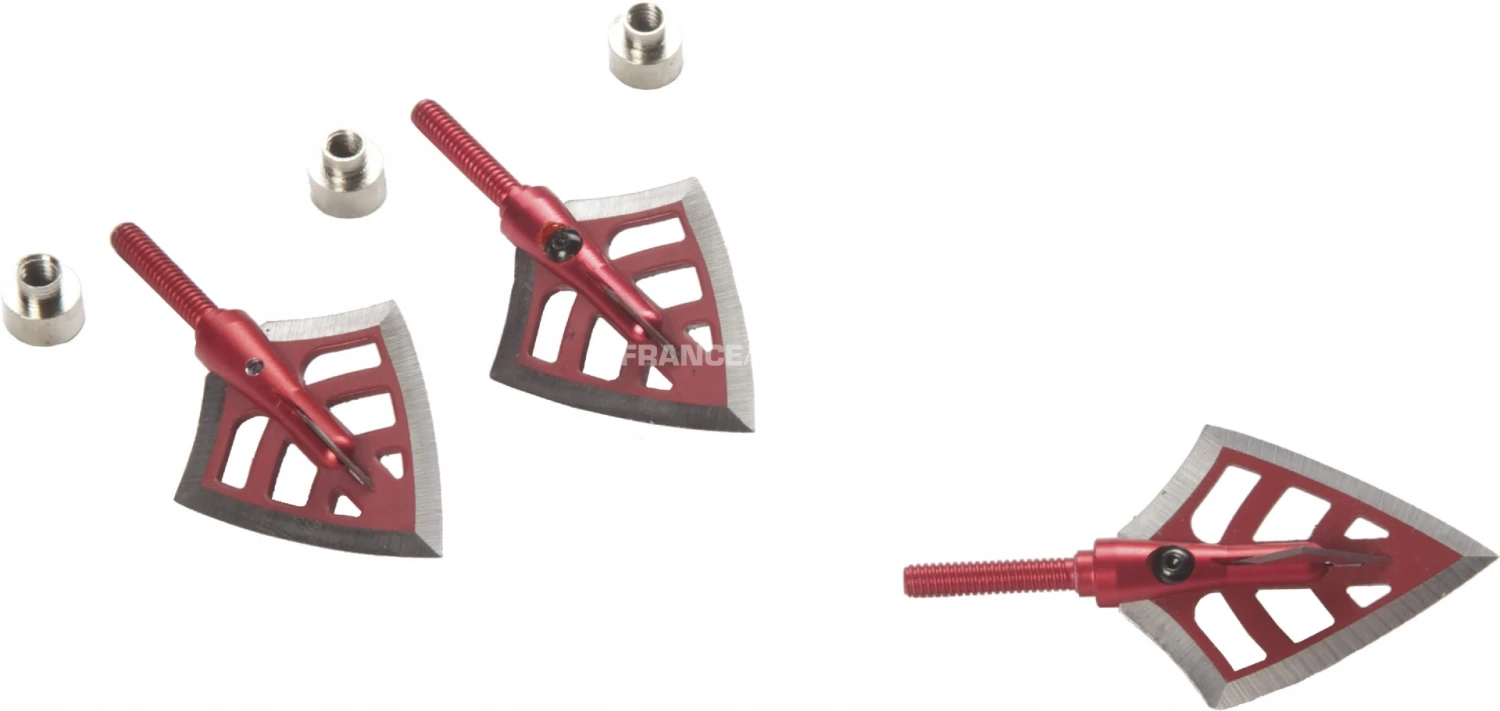 Dirtnap Lame De Chasse "Double Bevel 100" - Rouge 1 Dirtnap Lame De Chasse "Double Bevel 100" - Rouge