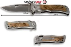 Maximal Couteau Wooden Inlay Steel